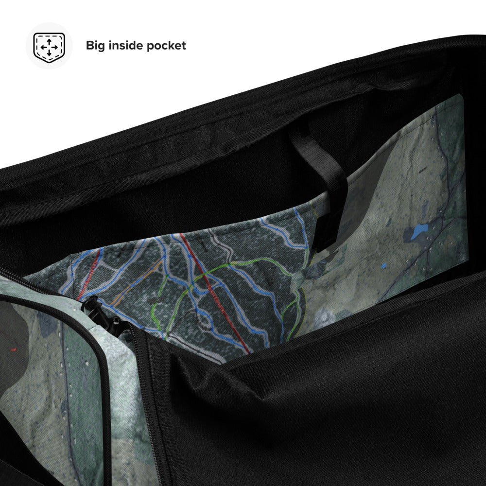Mount Sunapee, New Hampshire Ski Trail Map Duffle Bag - Powderaddicts