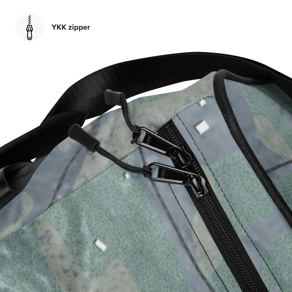 Whaleback Mountain, New Hampshire Ski Trail Map Duffle Bag - Powderaddicts