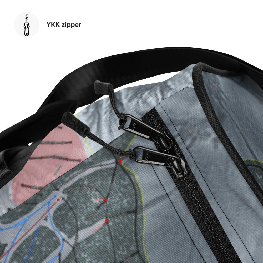 Arapahoe Basin, Colorado Ski Trail Map Duffle Bag - Powderaddicts