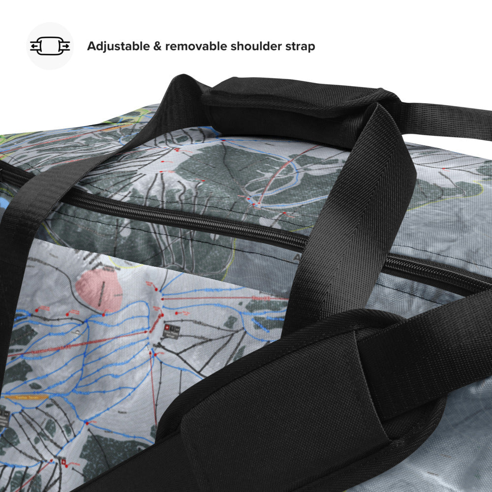 Arapahoe Basin, Colorado Ski Trail Map Duffle Bag - Powderaddicts