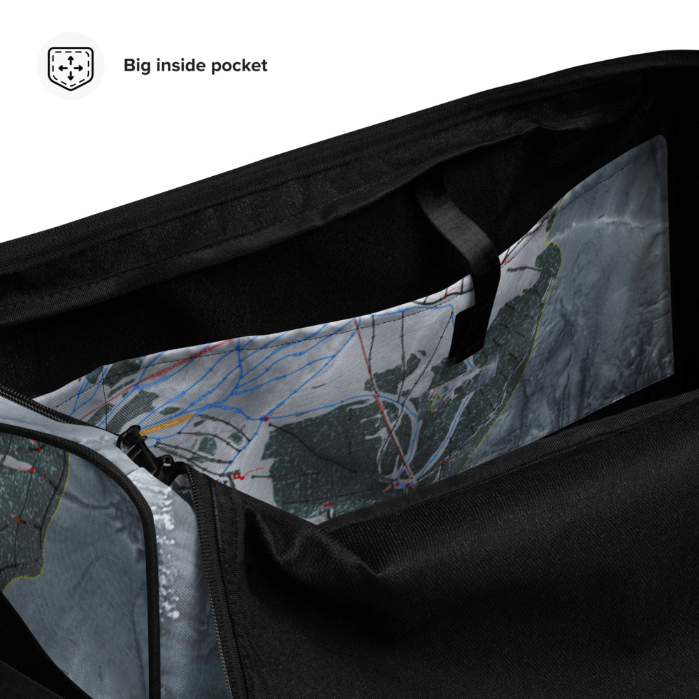 Arapahoe Basin, Colorado Ski Trail Map Duffle Bag - Powderaddicts