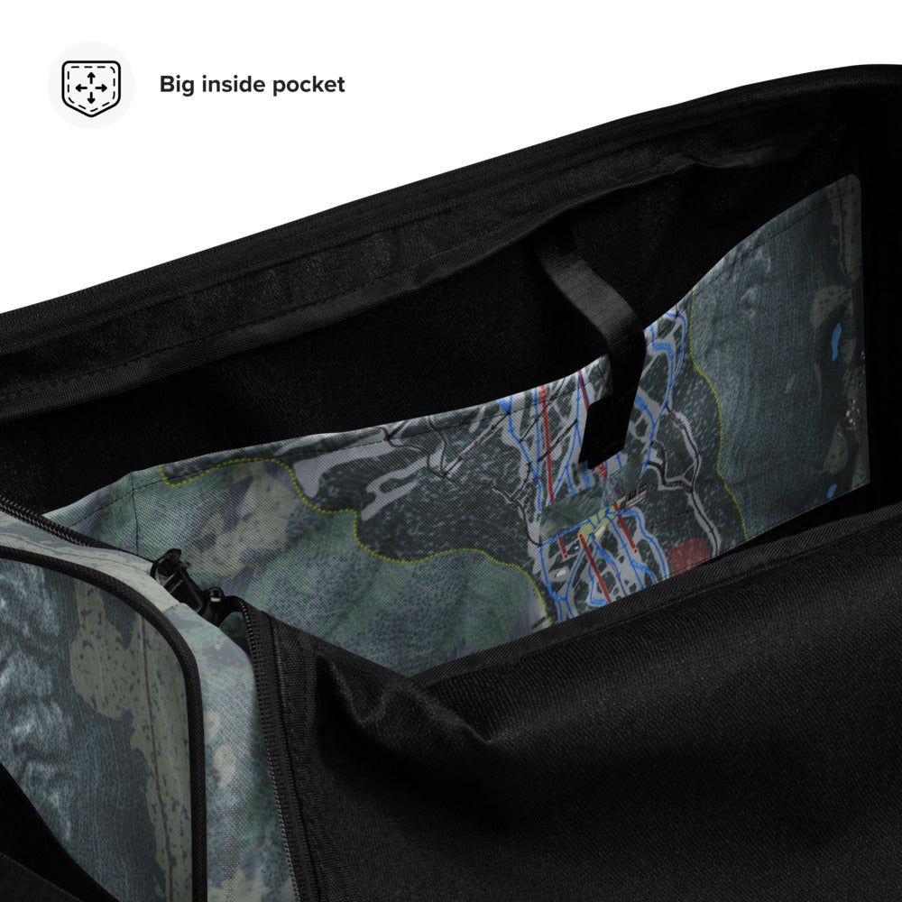 Aspen Highlands, Colorado Ski Trail Map Duffle Bag - Powderaddicts