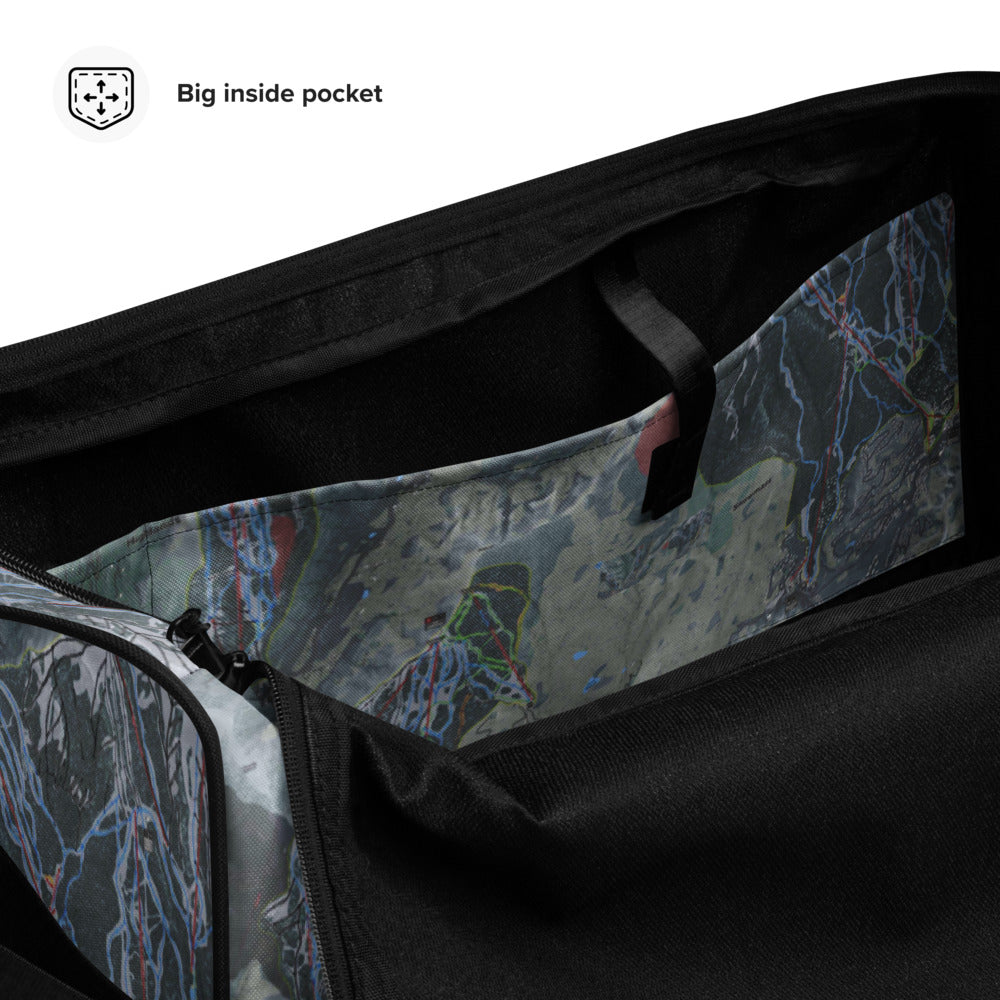 Aspen Snowmass, Colorado Ski Trail Map Duffle Bag - Powderaddicts