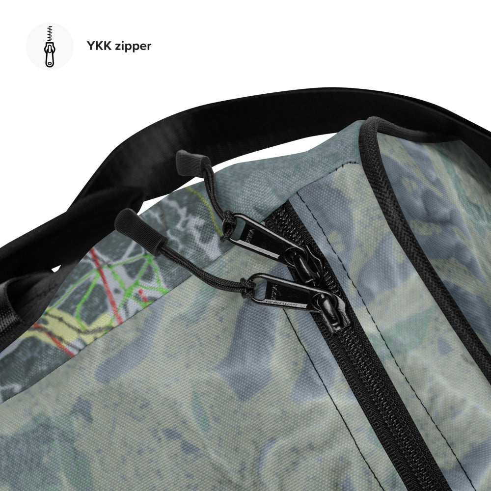 Beaver Creek, Colorado Ski Trail Map Duffle Bag - Powderaddicts
