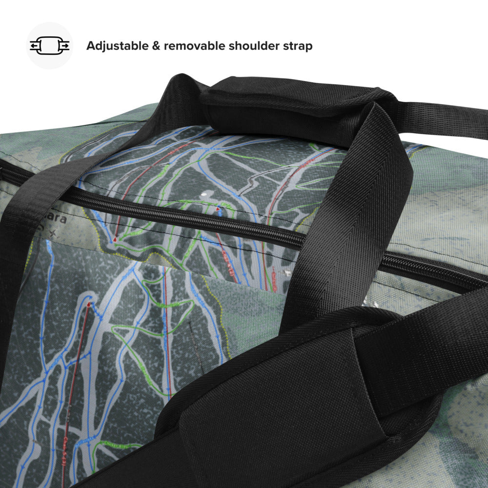 Cuchara, Colorado Ski Trail Map Duffle Bag - Powderaddicts
