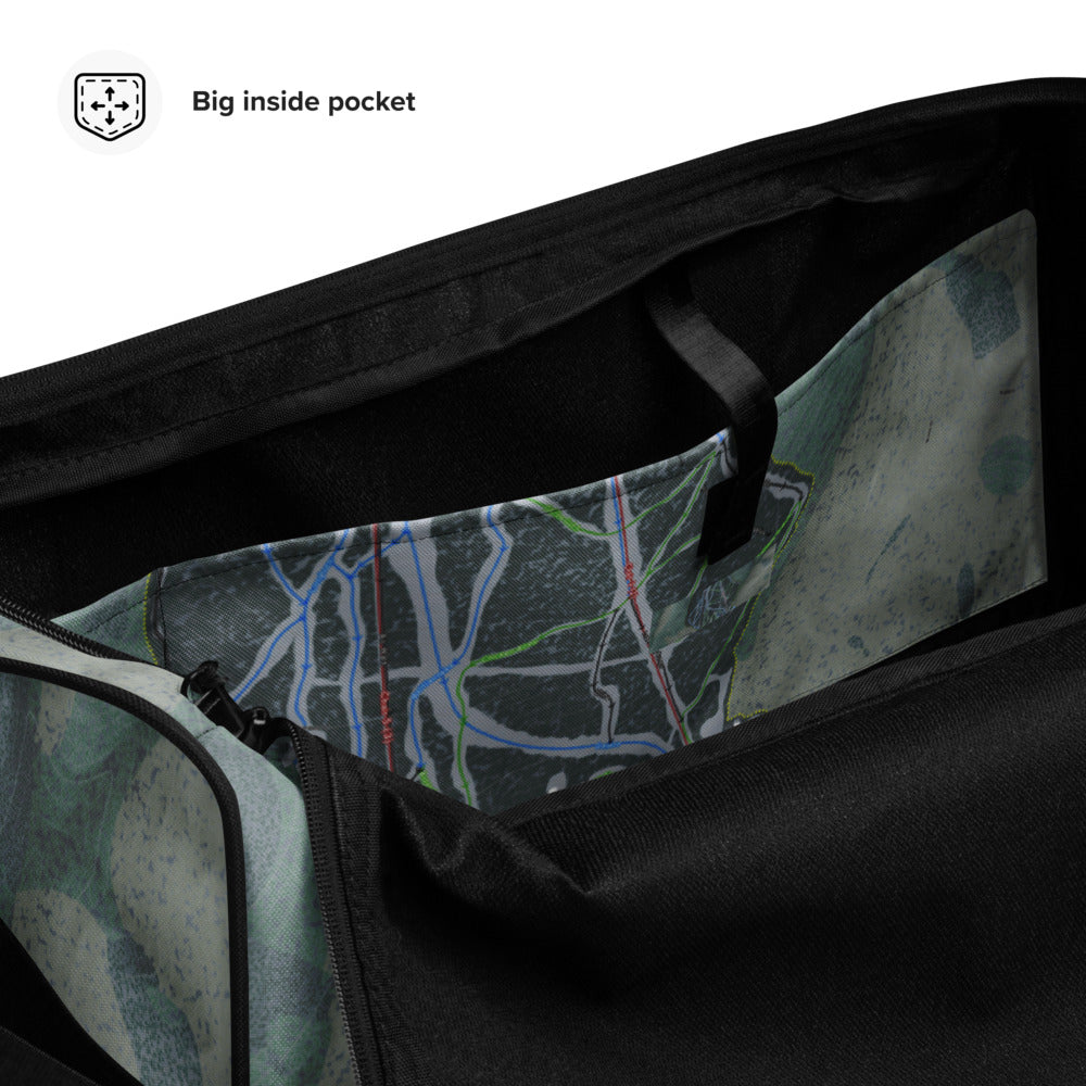 Cuchara, Colorado Ski Trail Map Duffle Bag - Powderaddicts