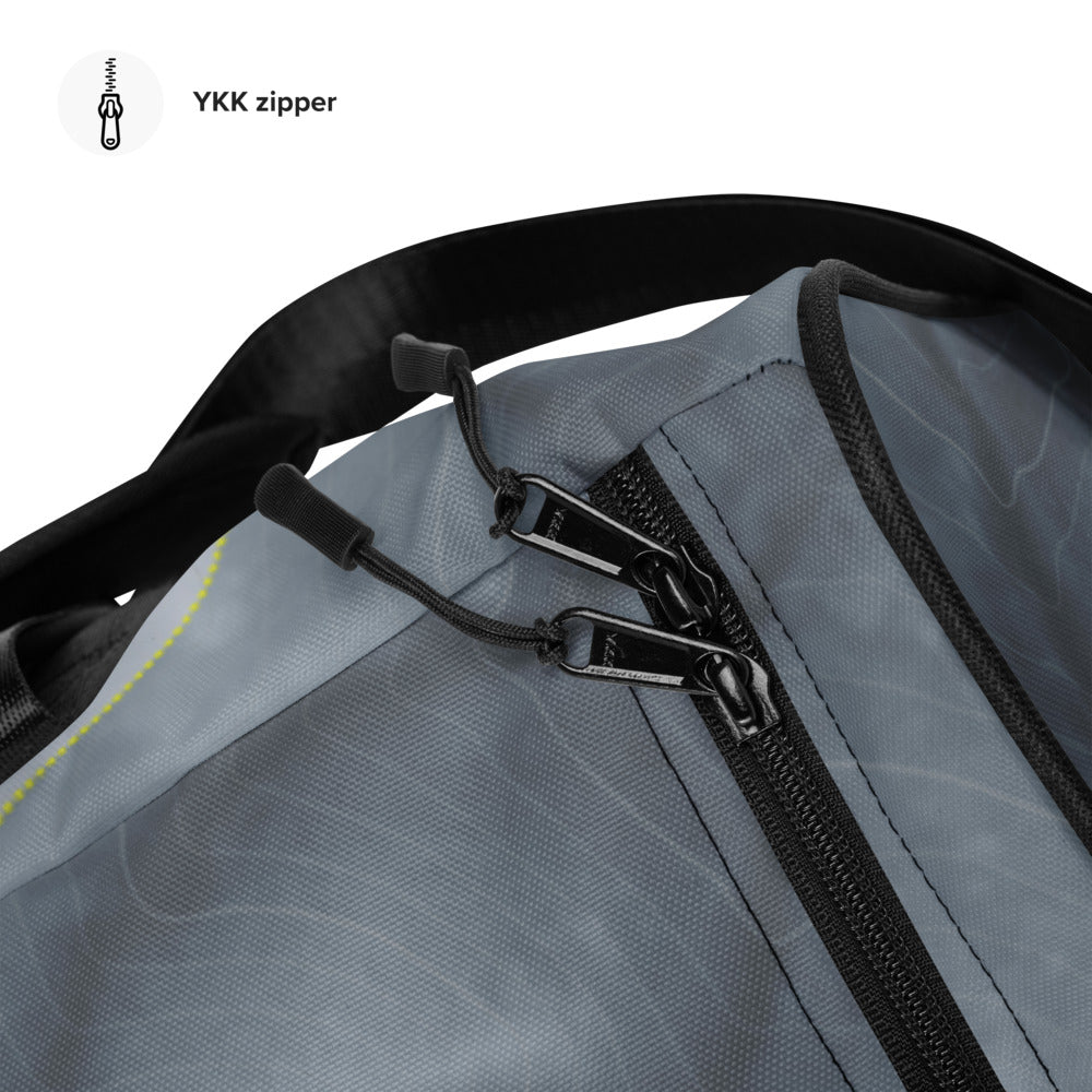 Arctic Valley, Alaska Ski Trail Map Duffle Bag - Powderaddicts