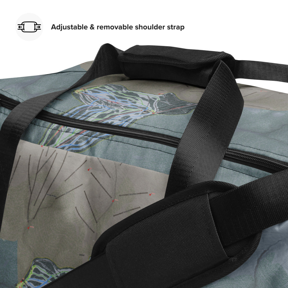 Ski Cooper, Colorado Ski Trail Map Duffle Bag - Powderaddicts