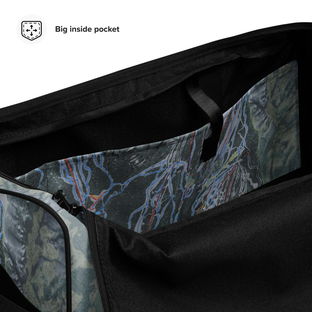 Snowmass, Colorado Ski Trail Map Duffle Bag - Powderaddicts