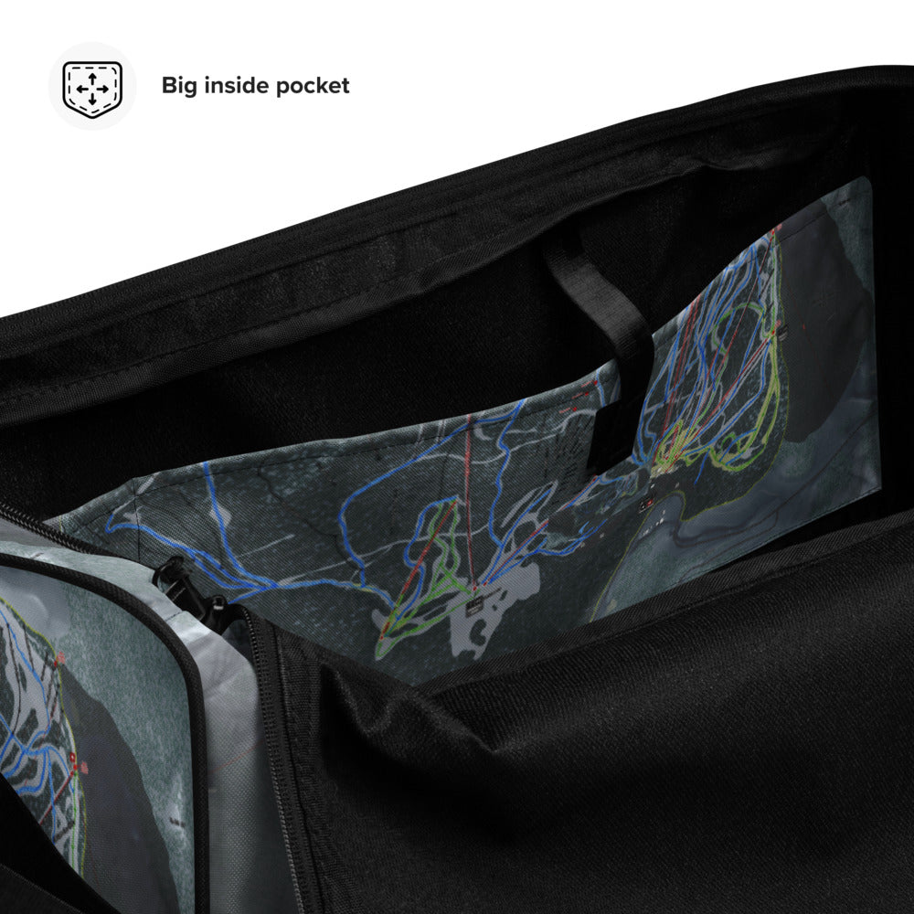 Wolf Creek, Colorado Ski Trail Map Duffle Bag - Powderaddicts