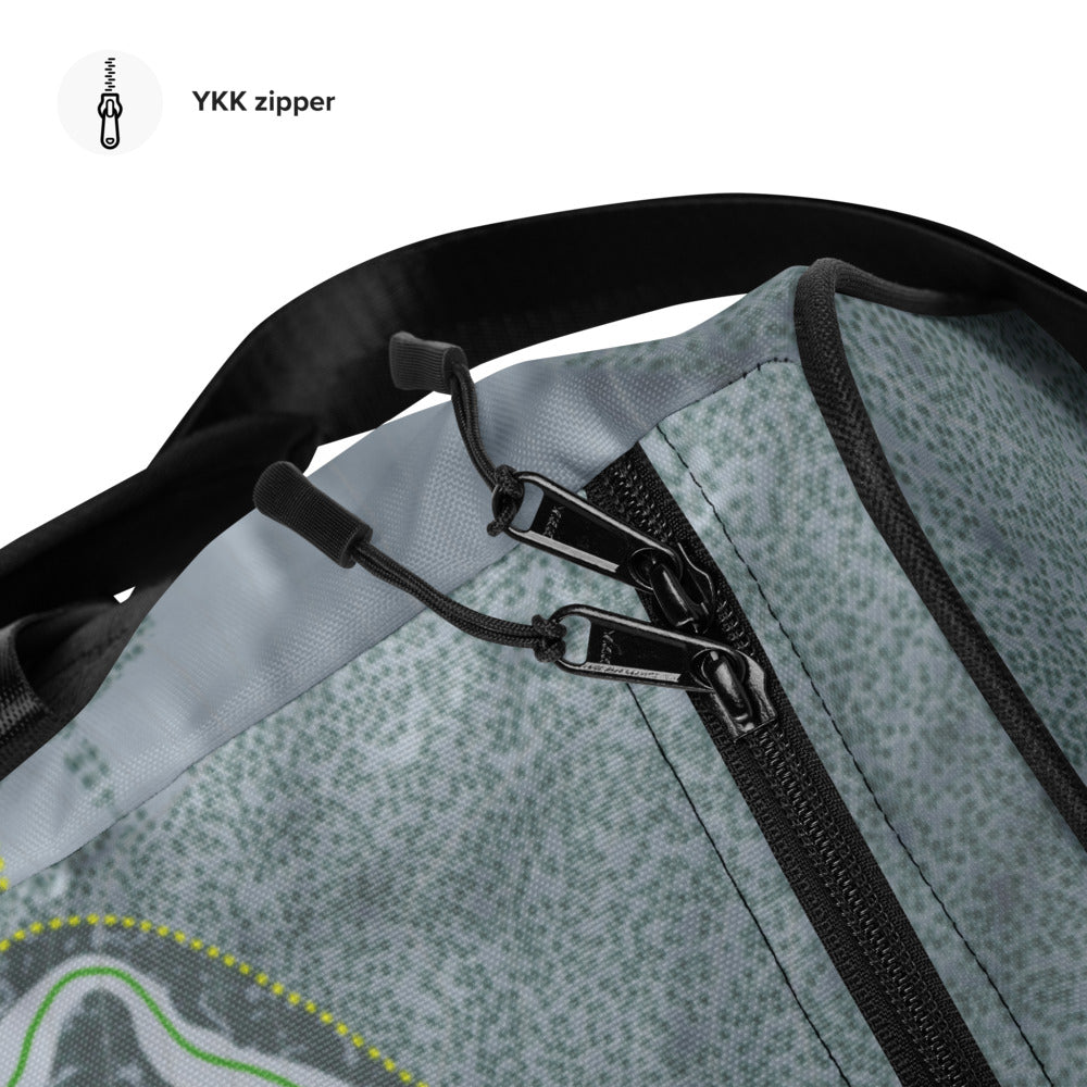Loup Loup, Washington Ski Trail Map Duffle Bag - Powderaddicts