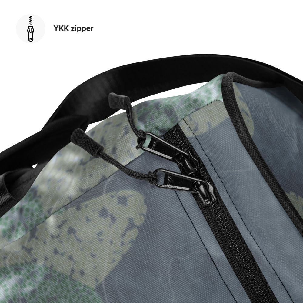 Mont Du Lac, Wisconsin Ski Trail Map Duffle Bag - Powderaddicts