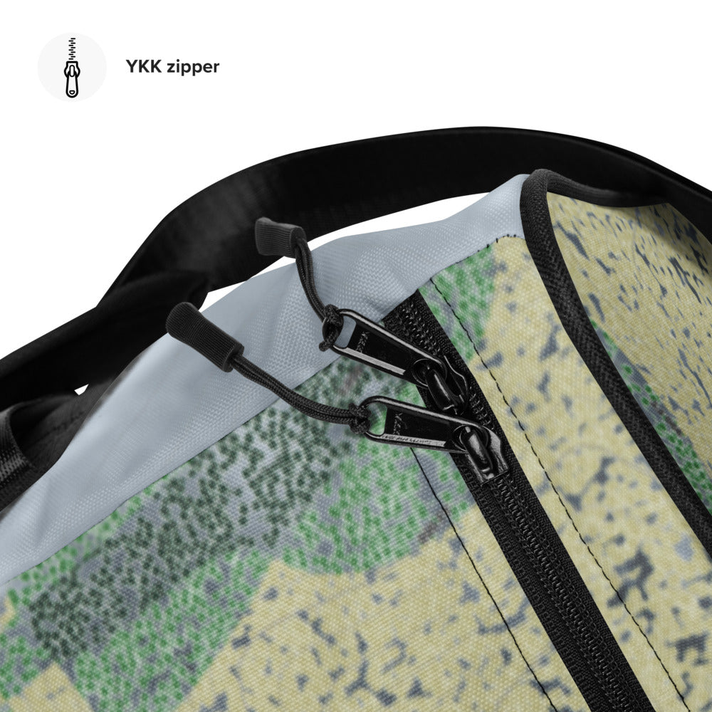 Mt LaCrosse, Wisconsin Ski Trail Map Duffle Bag - Powderaddicts