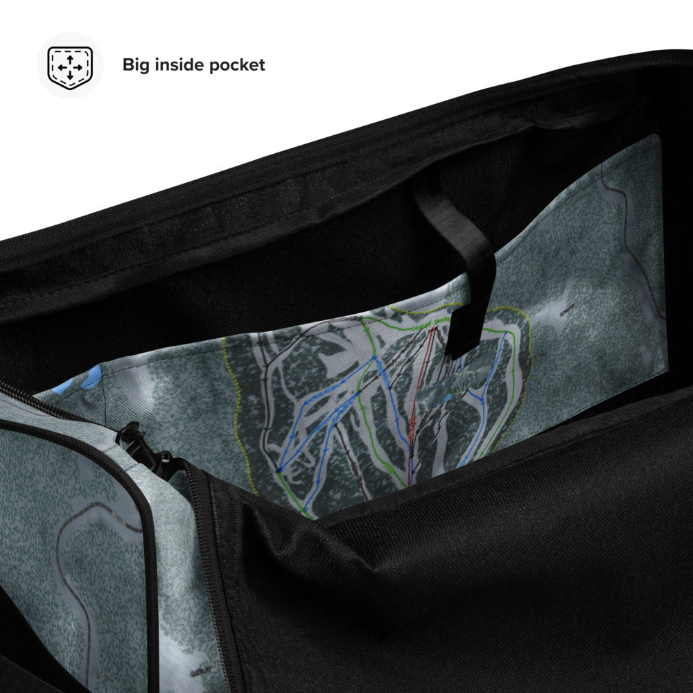 Anthony Lakes, Oregon Ski Trail Map Duffle Bag - Powderaddicts