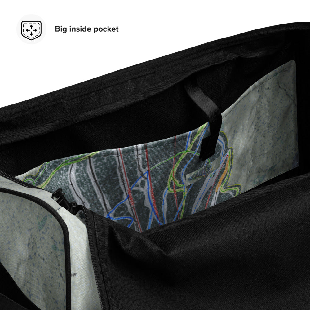 Jiminy Peak, Massachusetts Ski Trail Map Duffle Bag - Powderaddicts