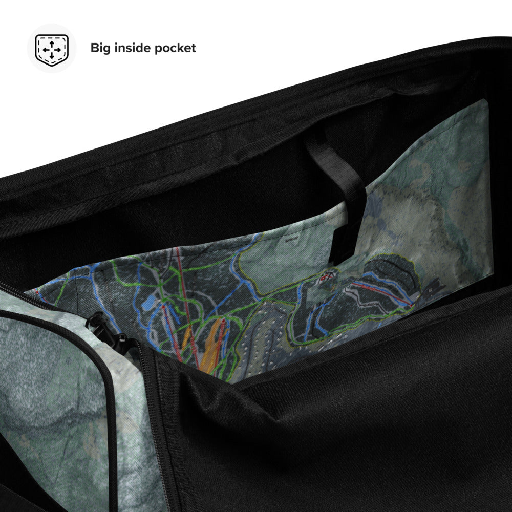 Bolton Valley, Vermont Ski Trail Map Duffle Bag - Powderaddicts