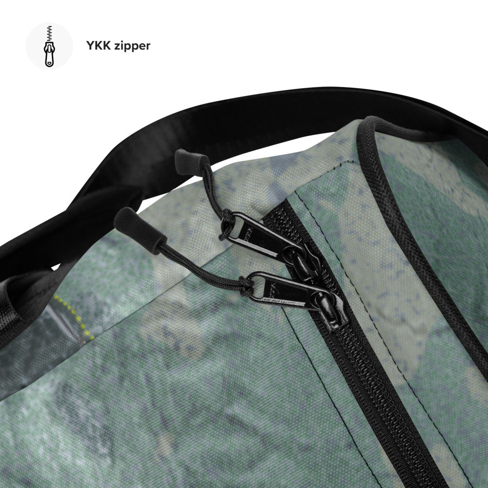 Burke Mtn, Vermont Ski Trail Map Duffle Bag - Powderaddicts