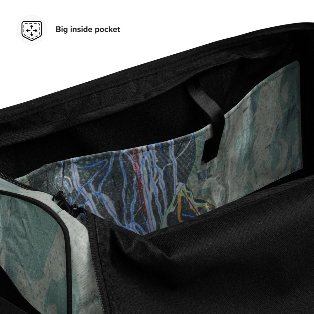 Burke Mtn, Vermont Ski Trail Map Duffle Bag - Powderaddicts