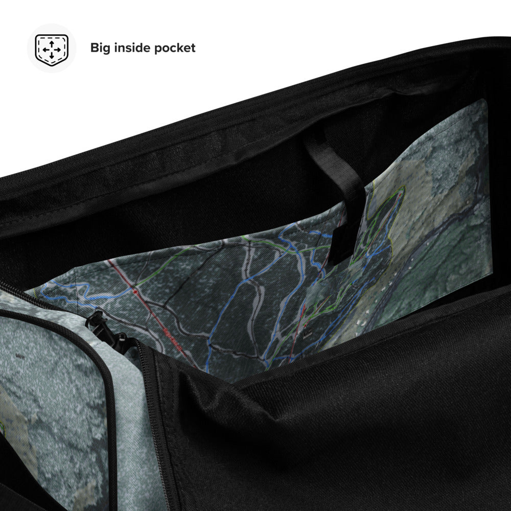 Mad River Glen, Vermont Ski Trail Map Duffle Bag - Powderaddicts