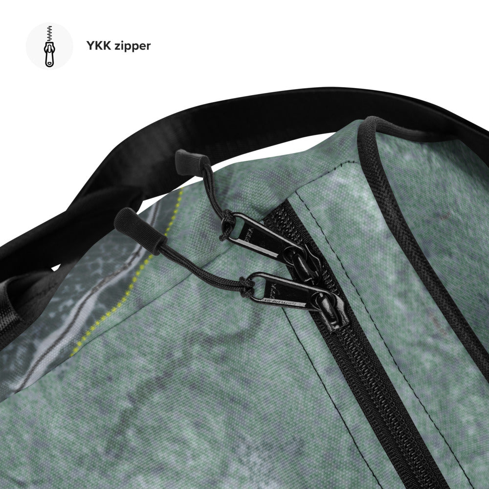 Middle Bury Snow Bowl, Vermont Ski Trail Map Duffle Bag - Powderaddicts