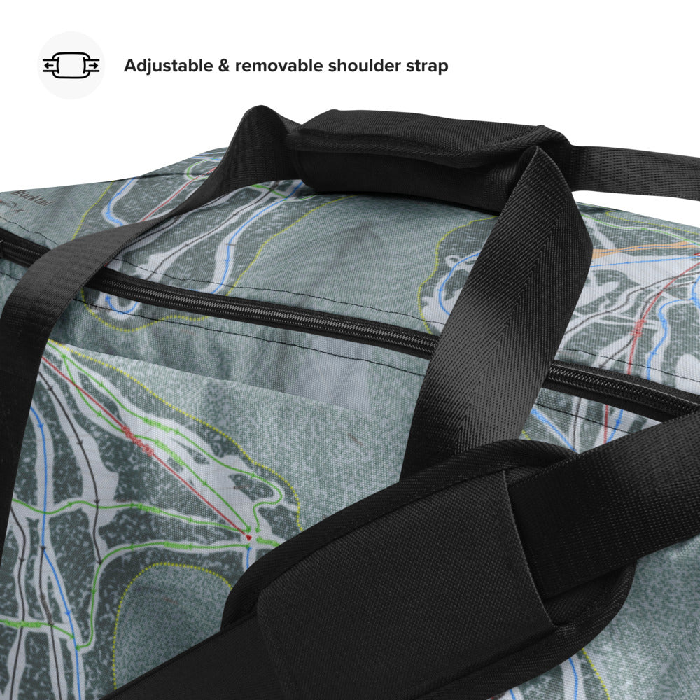 Blacktail, Montana Ski Trail Map Duffle Bag - Powderaddicts