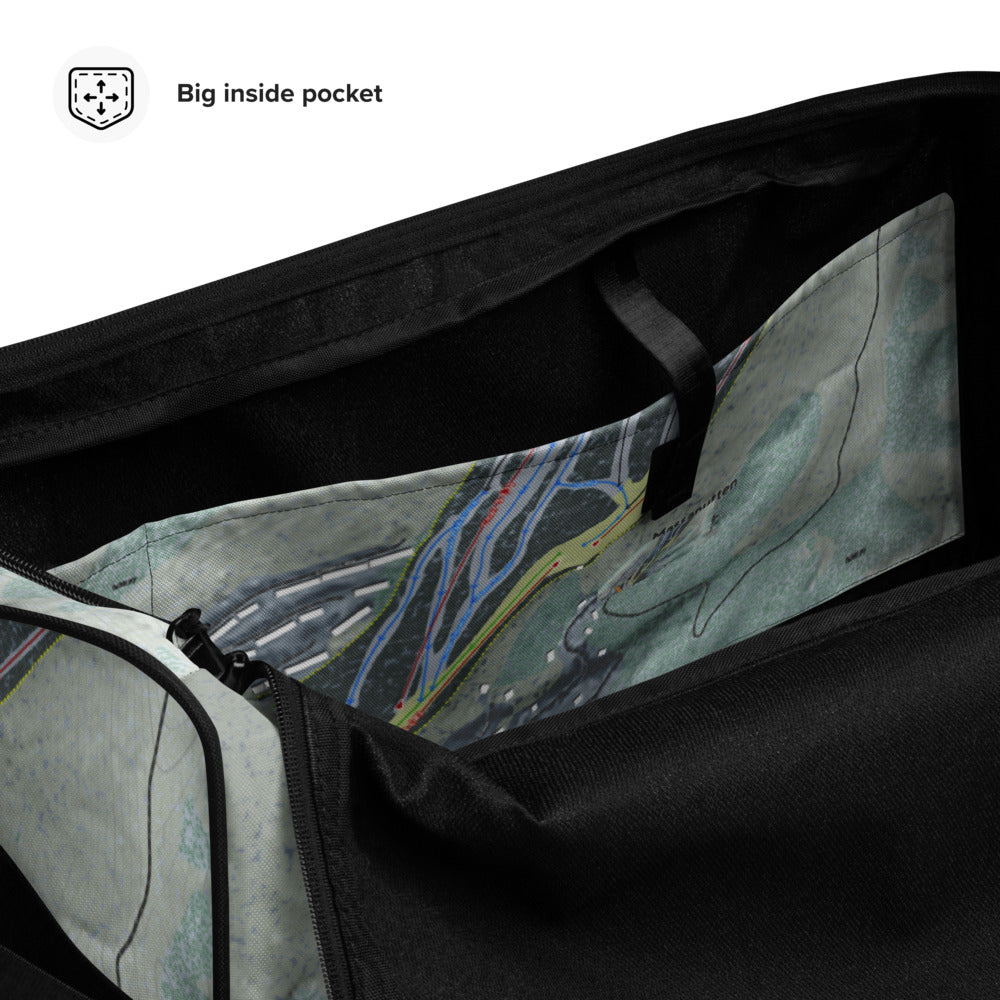 Massanutten, Virginia Ski Trail Map Duffle Bag - Powderaddicts