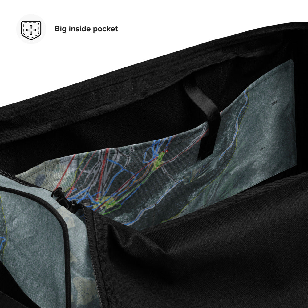 Whiteface, New York Ski Trail Map Duffle Bag - Powderaddicts