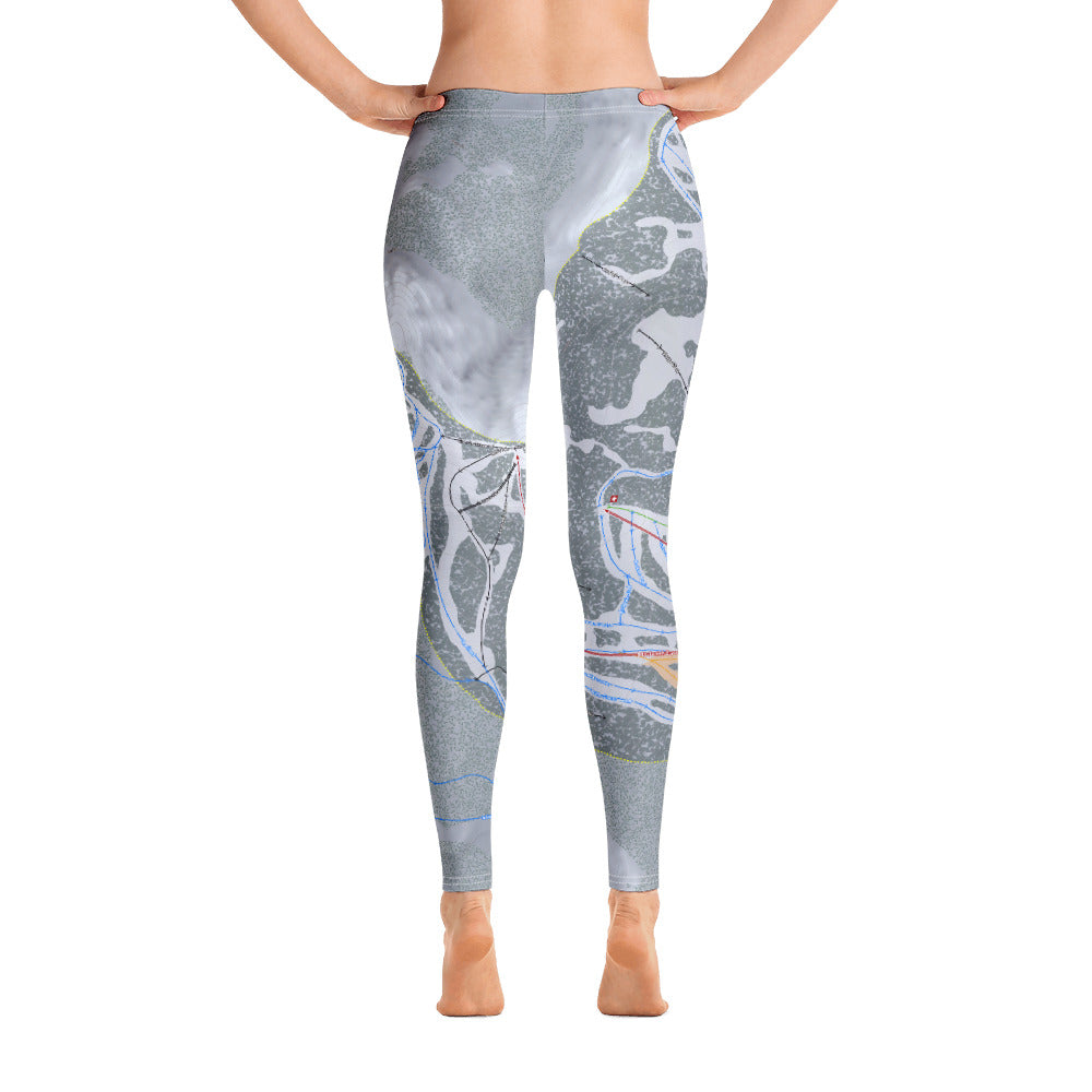 Sugar Bowl, California Ski Trail Map - Women's Base Layer Bottoms - Powderaddicts