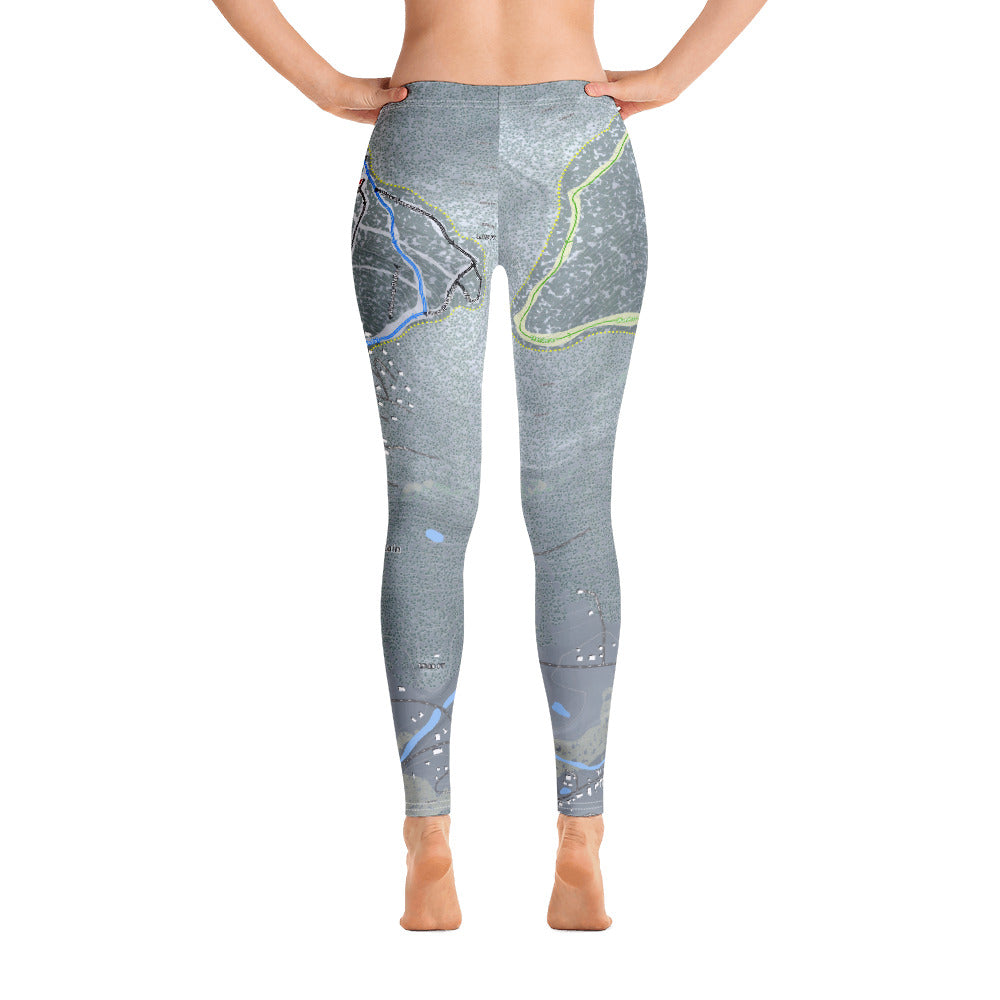 Windham Mountain, New York Ski Trail Map - Women's Base Layer Bottoms - Powderaddicts