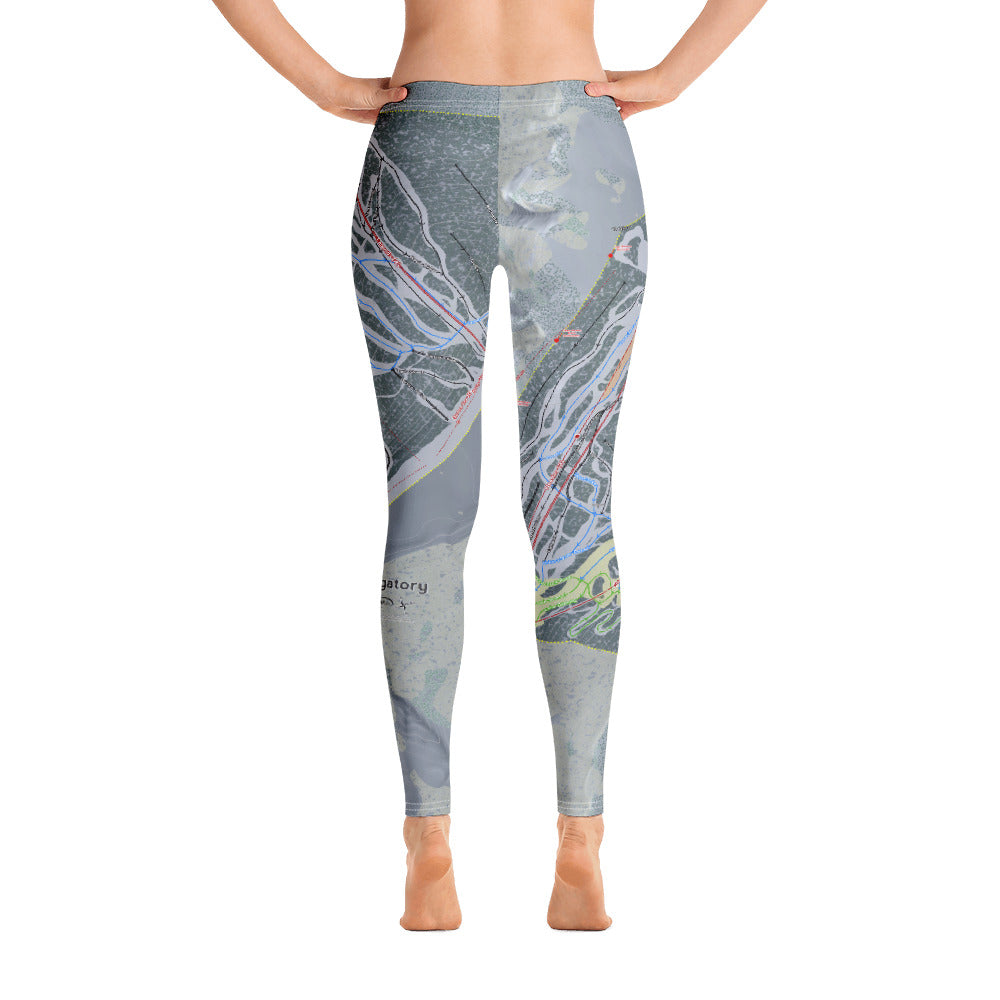 Purgatory, Colorado Ski Trail Map - Women's Base Layer Bottoms - Powderaddicts