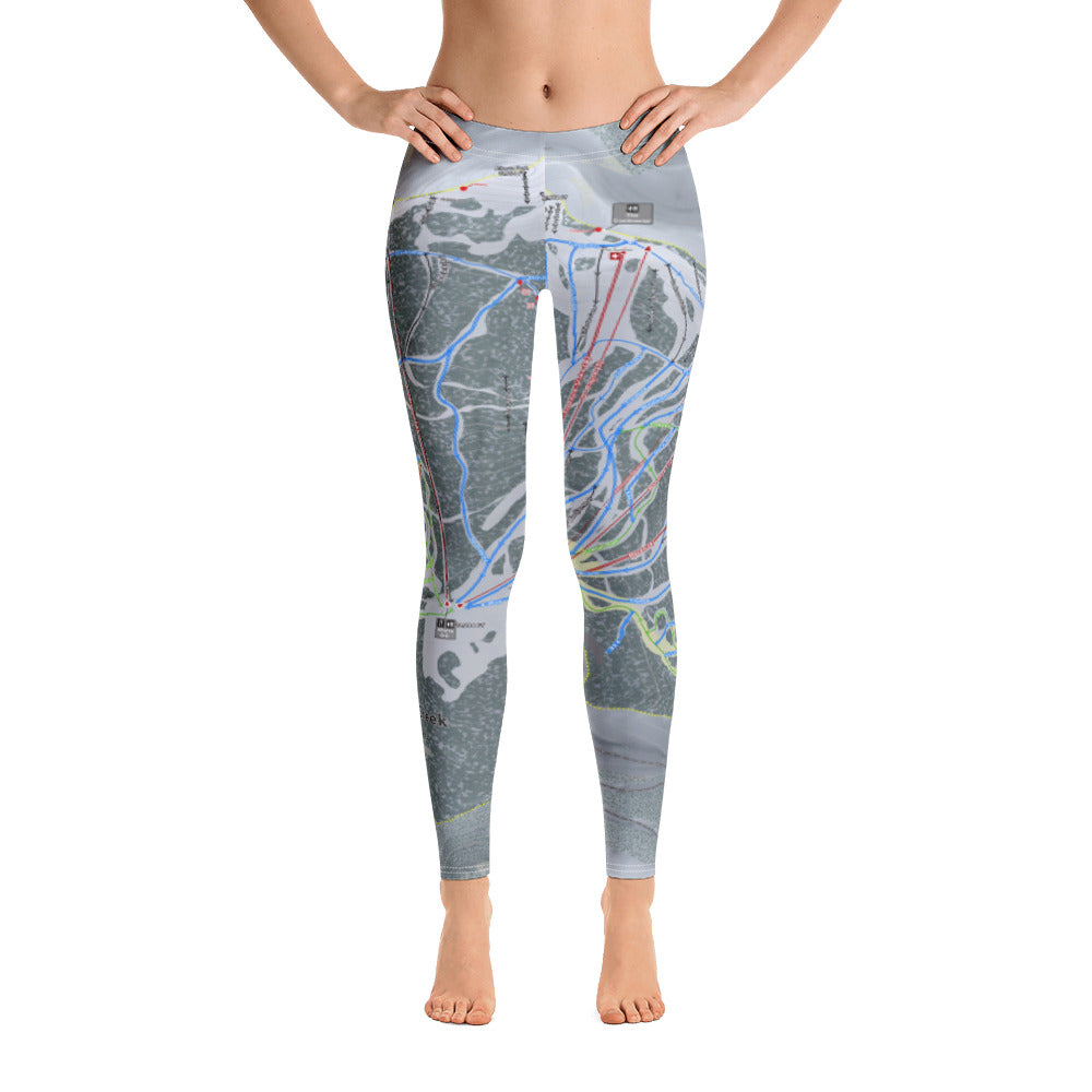 Wolf Creek, Colorado Ski Trail Map - Women's Base Layer Bottoms - Powderaddicts
