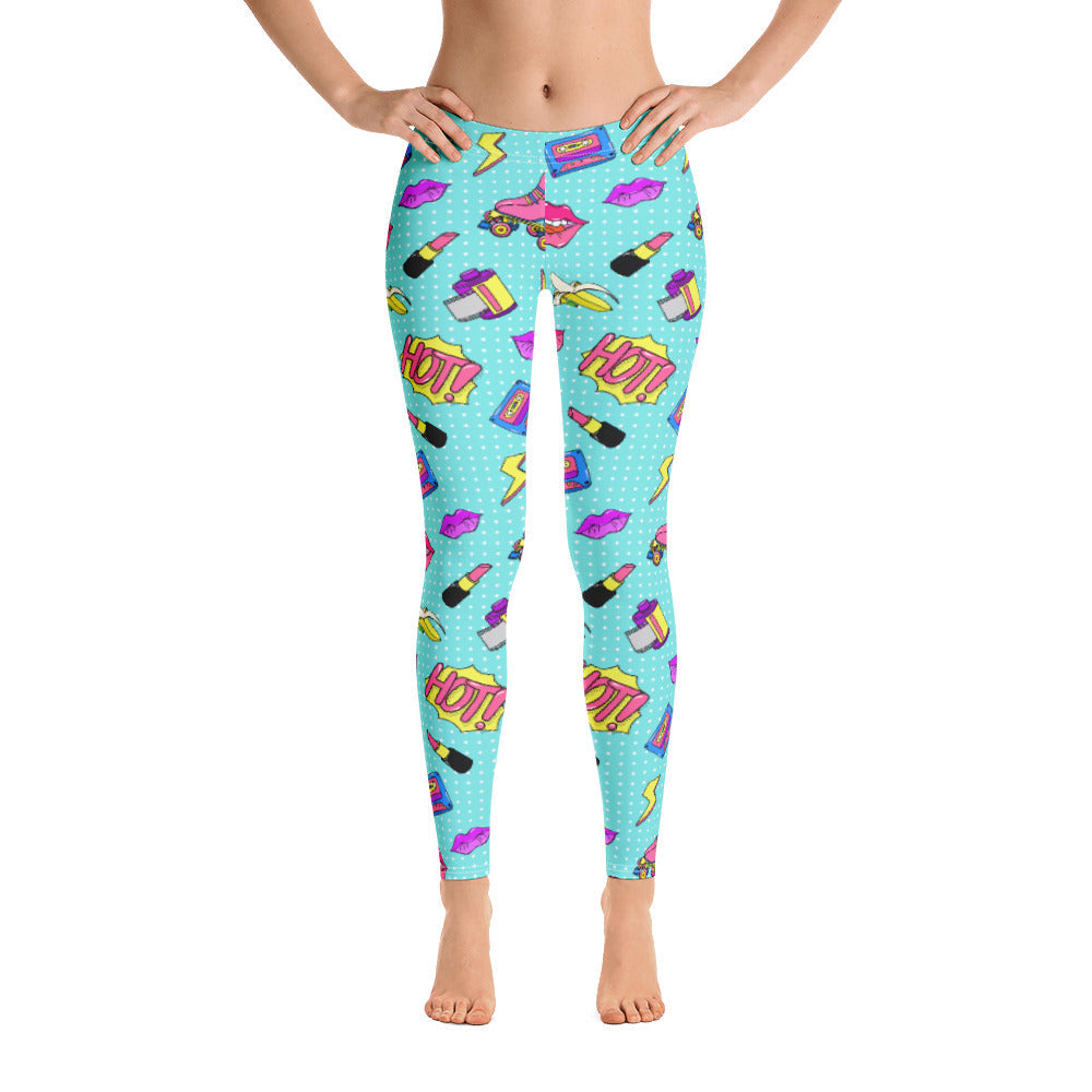 90's Collage Womens Base Layers - Powderaddicts