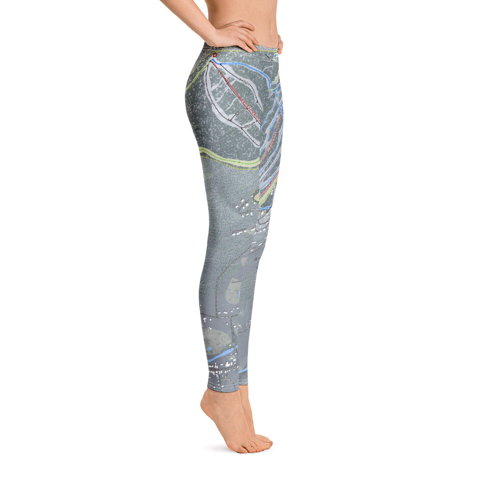 Windham Mountain, New York Ski Trail Map - Women's Base Layer Bottoms - Powderaddicts