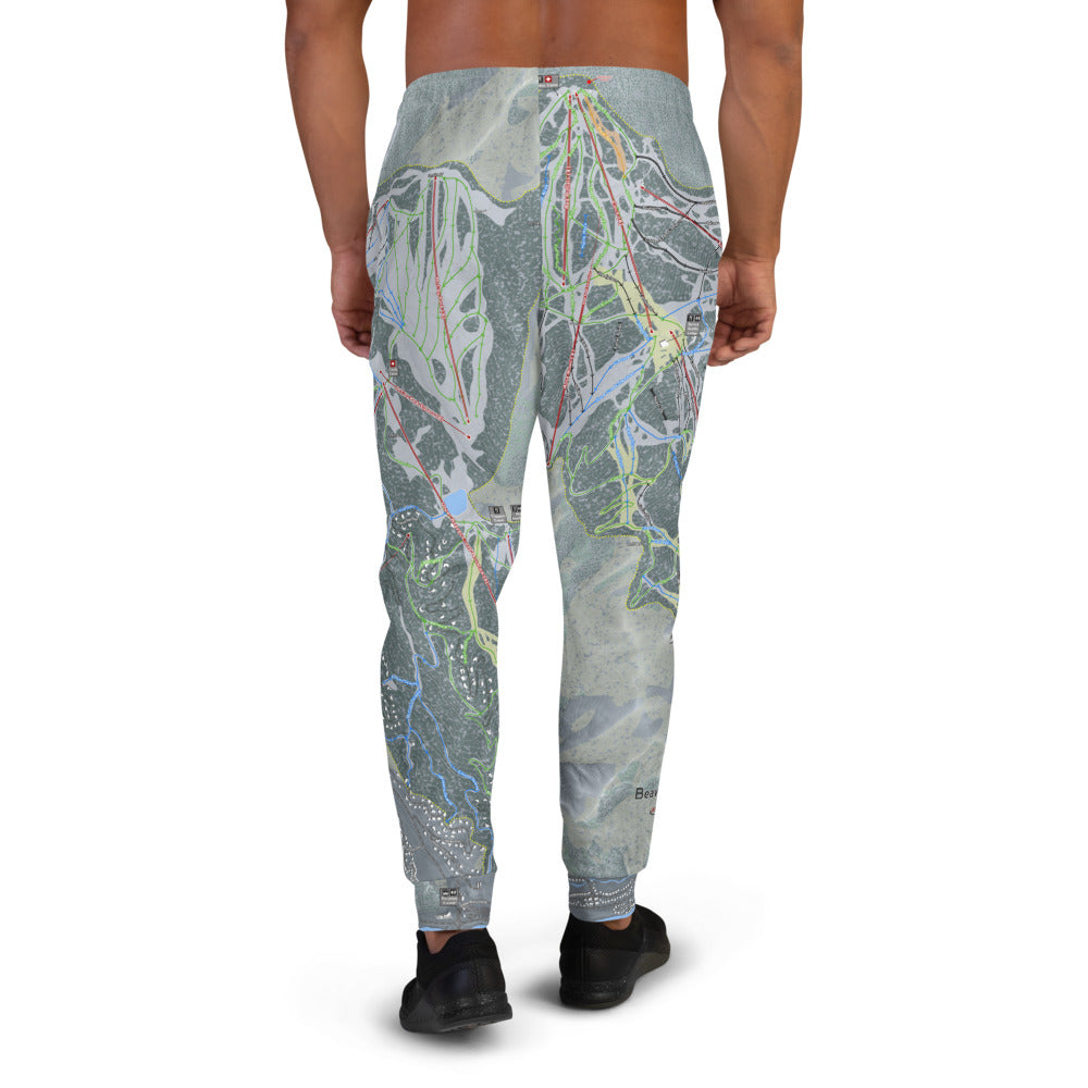 Beaver Creek, Colorado Ski Trail Map Men's Mid-Layer - Powderaddicts