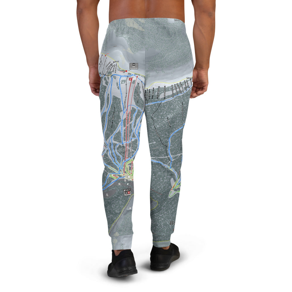 Wolf Creek, Colorado Ski Trail Map Men's Mid-Layer - Powderaddicts