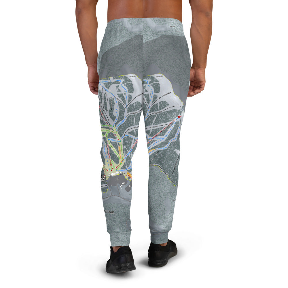 Monarch Mountain, Colorado Ski Trail Map Men's Mid-Layer - Powderaddicts