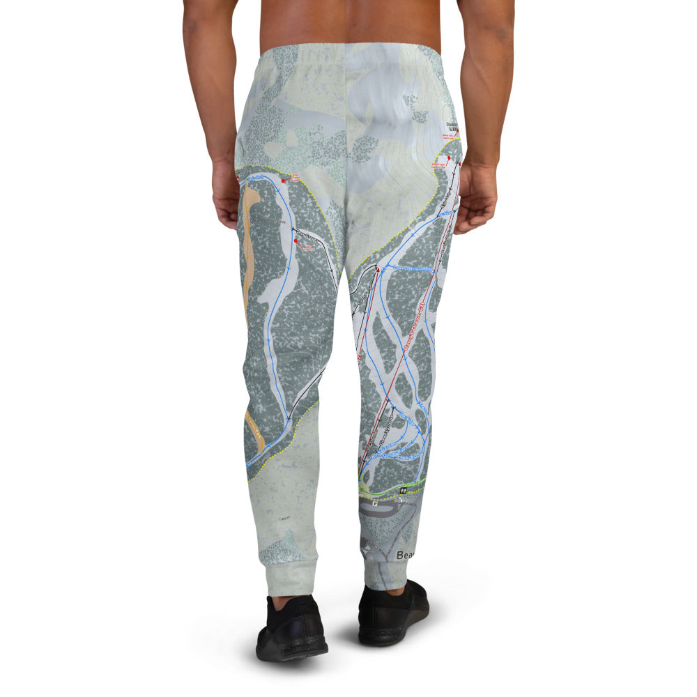 Beaver Mountain, Utah Ski Trail Map Men's Mid-Layer - Powderaddicts