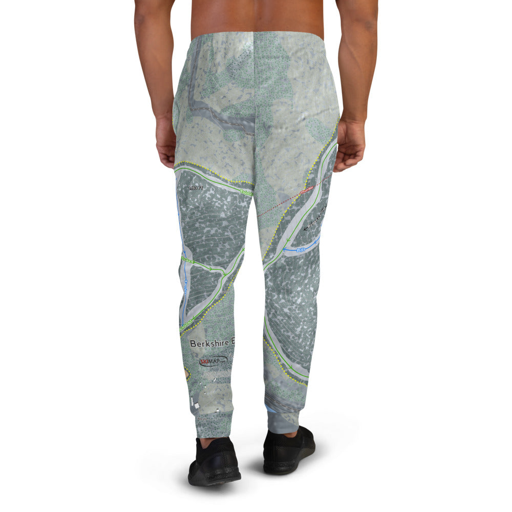 Berkshire East, Massachusetts Ski Trail Map Men's Mid-Layer - Powderaddicts