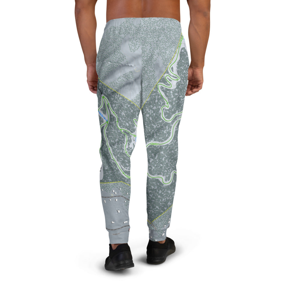 Nordic Valley, Utah Ski Trail Map Men's Mid-Layer - Powderaddicts