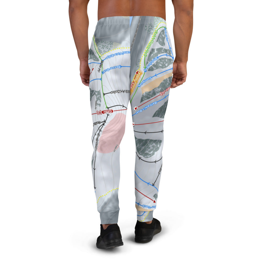 Buena Vista, Minnesota Ski Trail Map Men's Mid-Layer - Powderaddicts