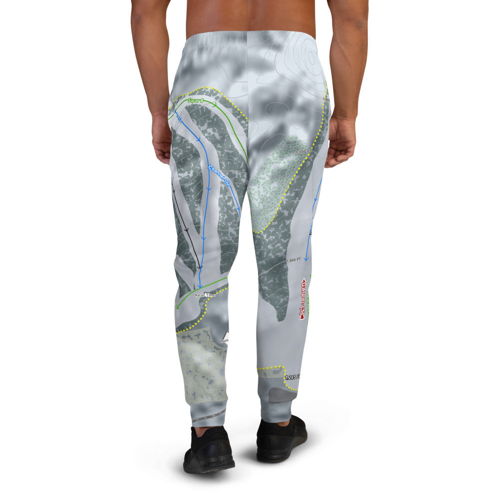 Mount Ski Gull, Minnesota Ski Trail Map Men's Mid-Layer - Powderaddicts