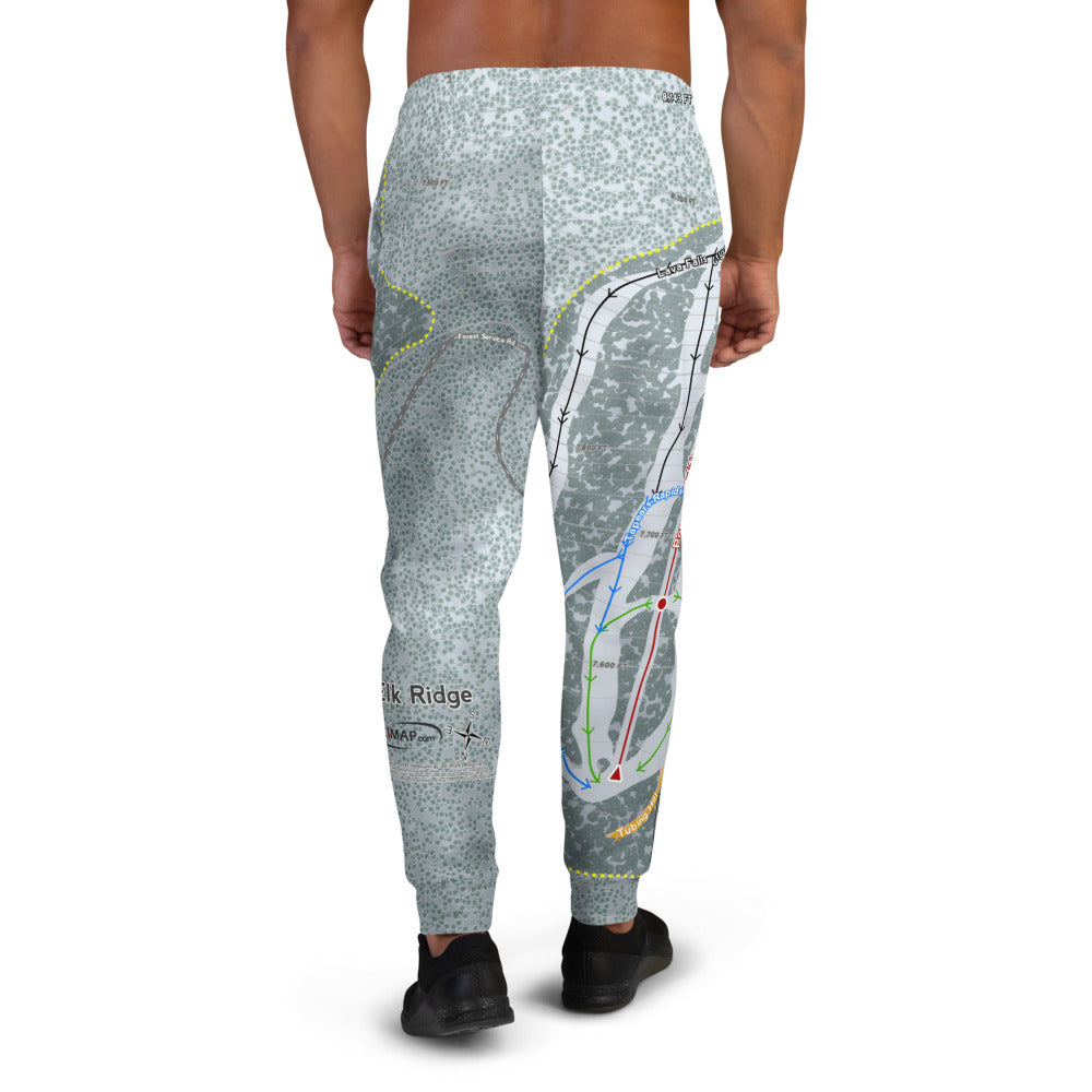 Elk Ridge, Arizona Ski Trail Map Men's Mid-Layer - Powderaddicts