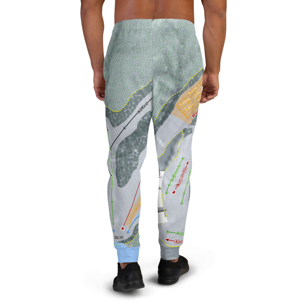 Hidden Valley, Missouri Ski Trail Map Men's Mid-Layer - Powderaddicts