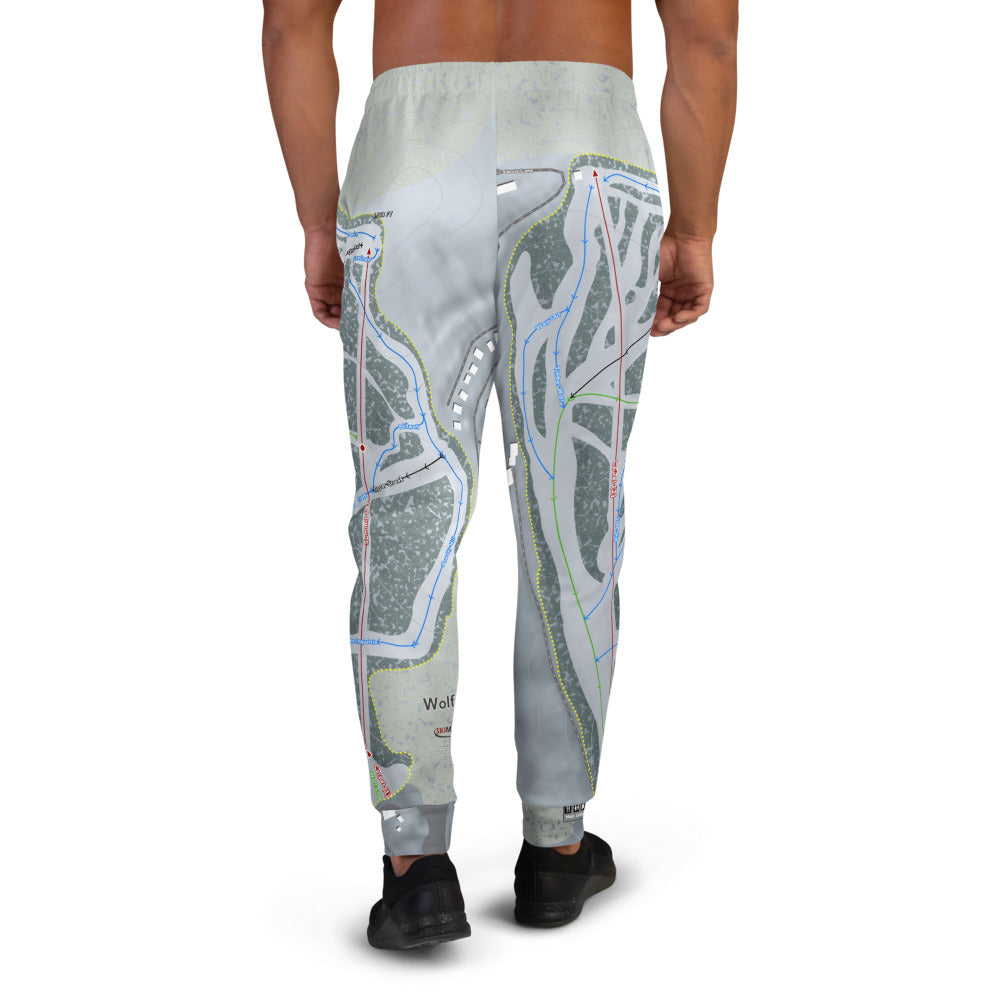 Wolf Ridge, North Carolina Ski Trail Map Men's Mid-Layer - Powderaddicts