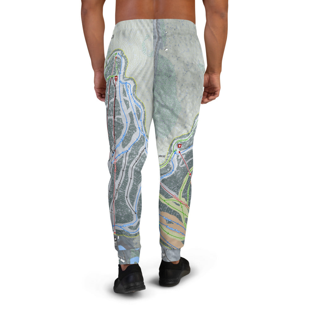 Catamount, New York Ski Trail Map Men's Mid-Layer - Powderaddicts