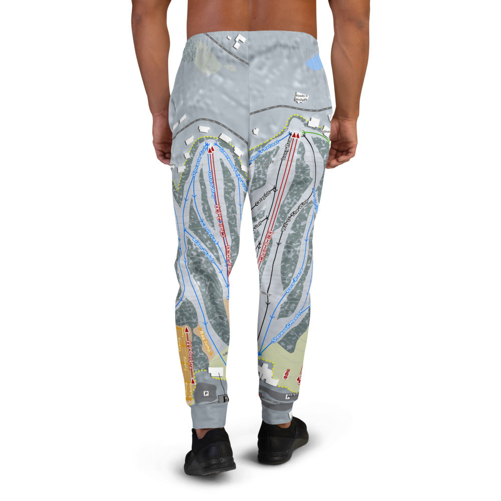 Peekn Peek, New York Ski Trail Map Men's Mid-Layer - Powderaddicts