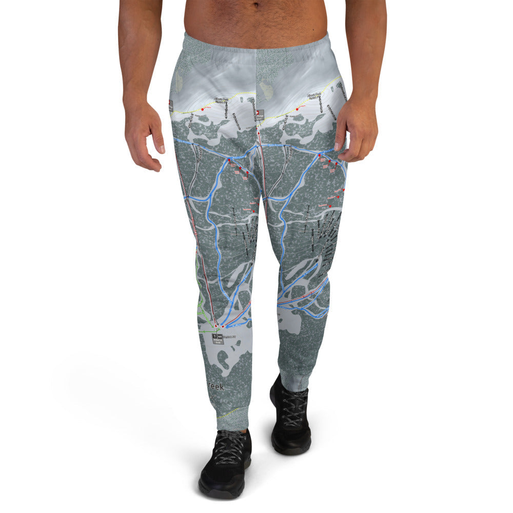 Wolf Creek, Colorado Ski Trail Map Men's Mid-Layer - Powderaddicts