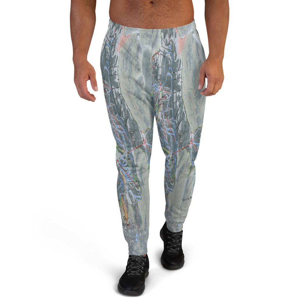 WASATCH BACK, Utah Ski Trail Map Men's Mid-Layer - Powderaddicts