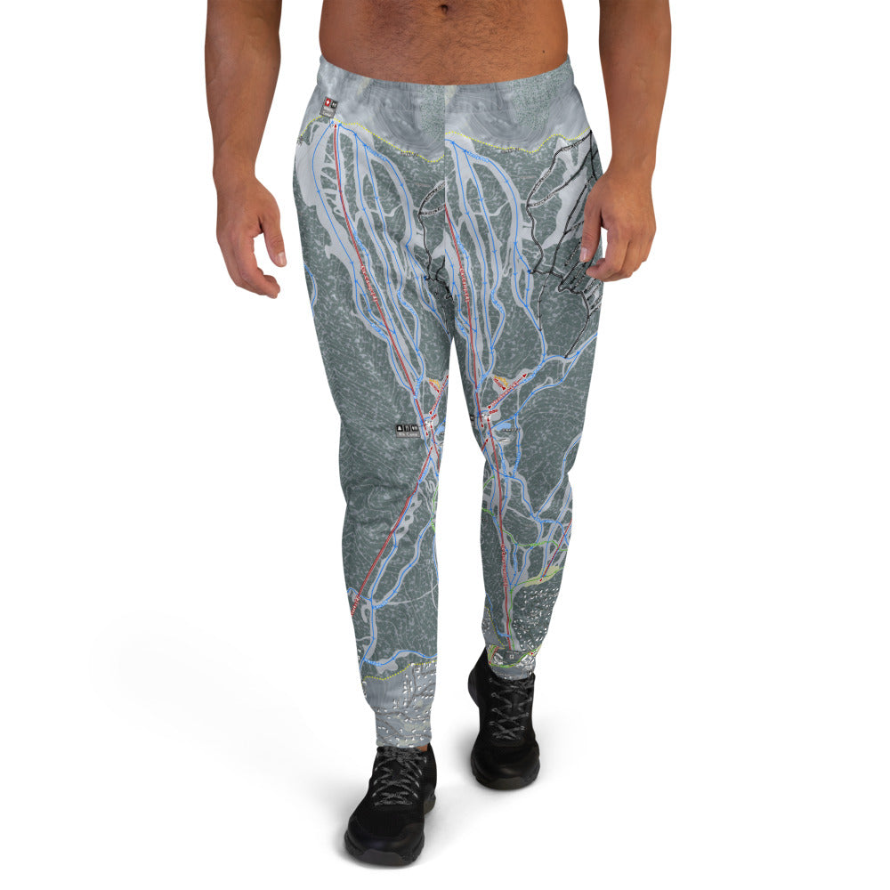 Snowmass, Colorado Ski Trail Map Men's Mid-Layer - Powderaddicts
