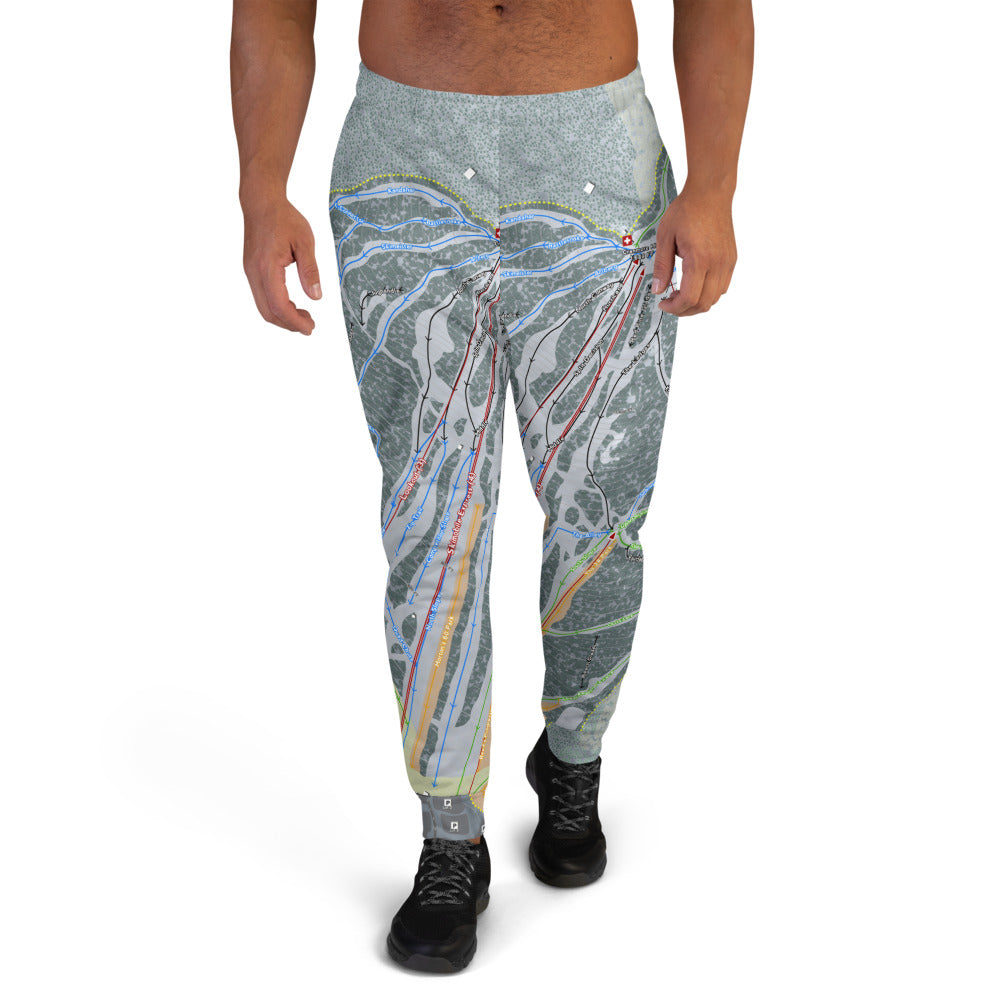 Cranmore Mountain, New Hampshire Ski Trail Map Men's Mid-Layer - Powderaddicts